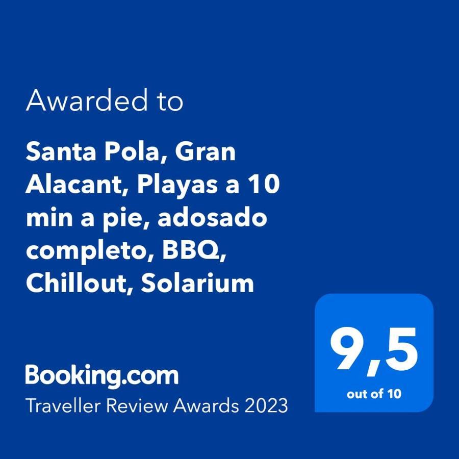 Vakantiehuis Santa Pola, Gran Alacant, Playas Cerca, Adosado Completo, Chillout, Solarium
